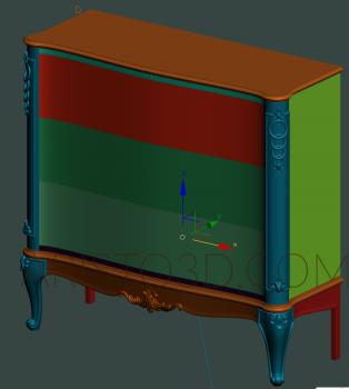 Chests of drawers (KMD_0153) 3D model for CNC machine