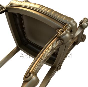 Armchairs (KRL_0009) 3D model for CNC machine