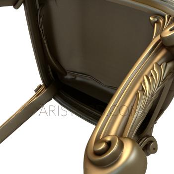 Armchairs (KRL_0016) 3D model for CNC machine