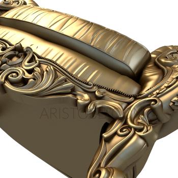 Armchairs (KRL_0043) 3D model for CNC machine