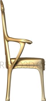 Armchairs (KRL_0044) 3D model for CNC machine