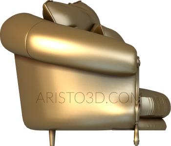 Armchairs (KRL_0087) 3D model for CNC machine