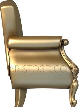 Armchairs (KRL_0089) 3D model for CNC machine