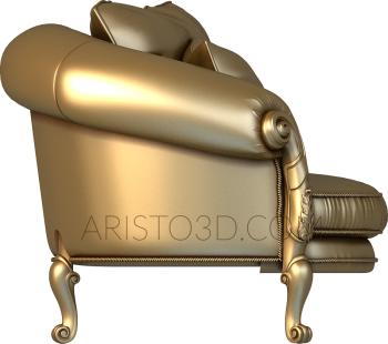 Armchairs (KRL_0102) 3D model for CNC machine