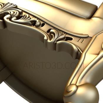 Armchairs (KRL_0126) 3D model for CNC machine
