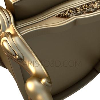 Armchairs (KRL_0128) 3D model for CNC machine