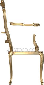 Armchairs (KRL_0143) 3D model for CNC machine
