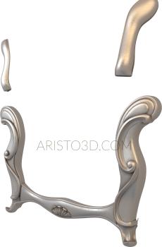 Armchairs (KRL_0144) 3D model for CNC machine
