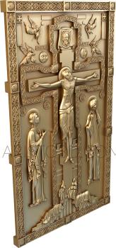 Free examples of 3d stl models (Crucifixion. Download free 3d model for cnc - USKRS_0046) 3D