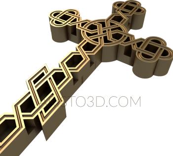 Crosses (KRS_0082) 3D model for CNC machine