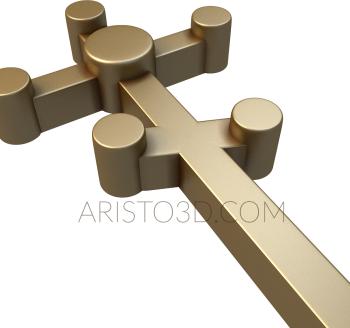 Crosses (KRS_0092) 3D model for CNC machine