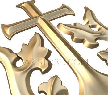 Crosses (KRS_0110) 3D model for CNC machine