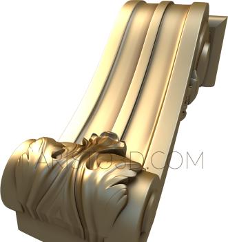 Corbels (KR_0027) 3D model for CNC machine