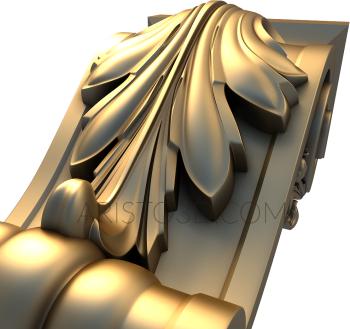 Corbels (KR_0036) 3D model for CNC machine