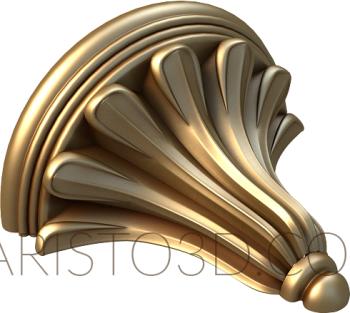 Corbels (KR_0040) 3D model for CNC machine