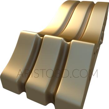 Corbels (KR_0046) 3D model for CNC machine