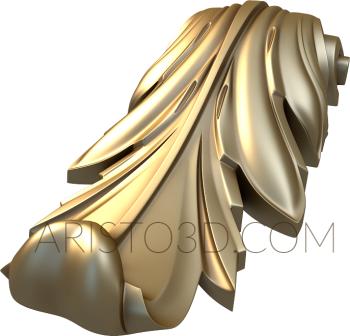 Corbels (KR_0052) 3D model for CNC machine