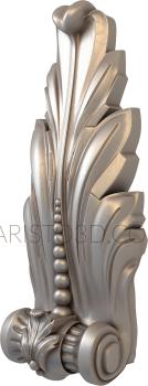 Corbels (KR_0059) 3D model for CNC machine
