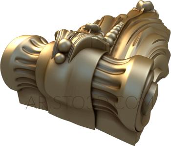 Corbels (KR_0059) 3D model for CNC machine