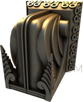 Corbels (KR_0064) 3D model for CNC machine