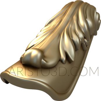 Corbels (KR_0083) 3D model for CNC machine