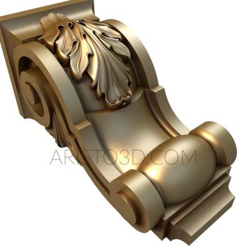 Corbels (KR_0089) 3D model for CNC machine