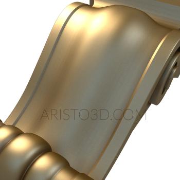 Corbels (KR_0091) 3D model for CNC machine