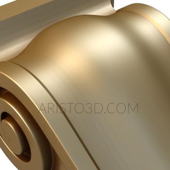 Corbels (KR_0091) 3D model for CNC machine