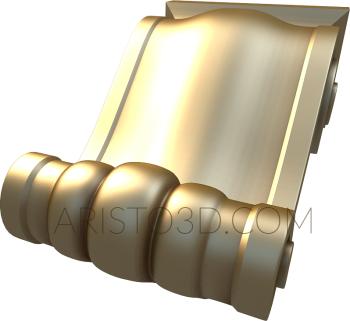 Corbels (KR_0091) 3D model for CNC machine