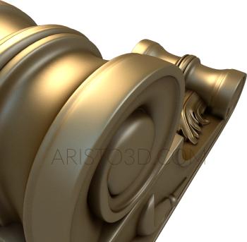 Corbels (KR_0092) 3D model for CNC machine