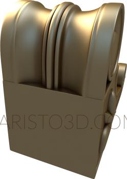 Corbels (KR_0092) 3D model for CNC machine