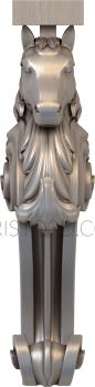 Corbels (KR_0108) 3D model for CNC machine
