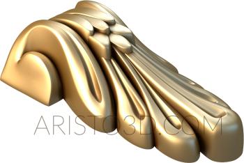 Corbels (KR_0129) 3D model for CNC machine