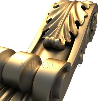 Corbels (KR_0145) 3D model for CNC machine