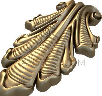 Corbels (KR_0153) 3D model for CNC machine