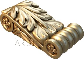 Corbels (KR_0202) 3D model for CNC machine