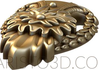 Corbels (KR_0210) 3D model for CNC machine