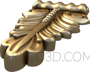 Corbels (KR_0214) 3D model for CNC machine