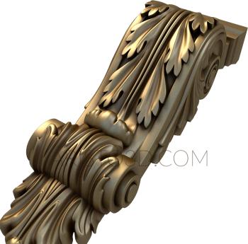 Corbels (KR_0217) 3D model for CNC machine