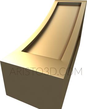 Corbels (KR_0242) 3D model for CNC machine