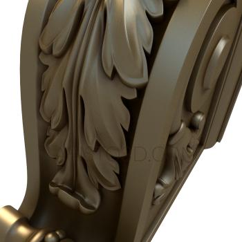 Corbels (KR_0265) 3D model for CNC machine