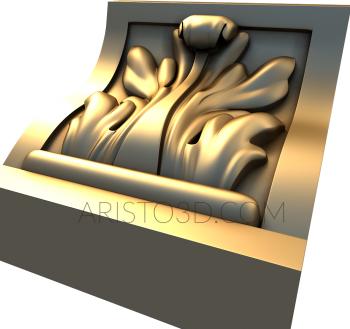 Corbels (KR_0266) 3D model for CNC machine