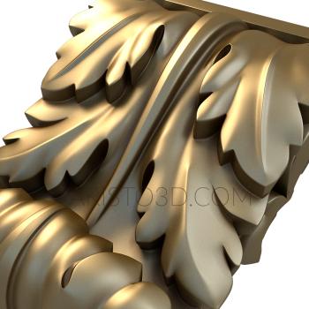 Corbels (KR_0279) 3D model for CNC machine