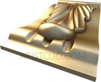 Corbels (KR_0288) 3D model for CNC machine