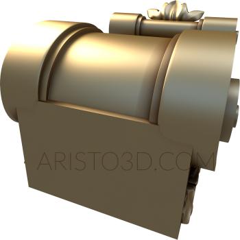Corbels (KR_0295) 3D model for CNC machine