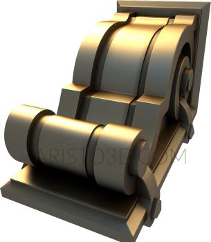 Corbels (KR_0323) 3D model for CNC machine