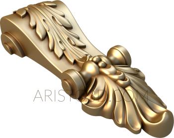 Corbels (KR_0331) 3D model for CNC machine