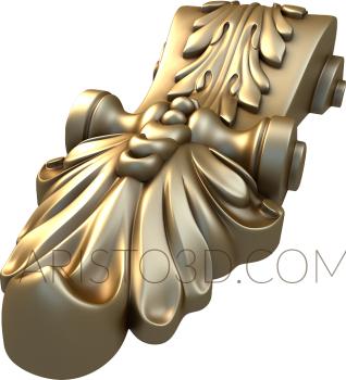 Corbels (KR_0331) 3D model for CNC machine