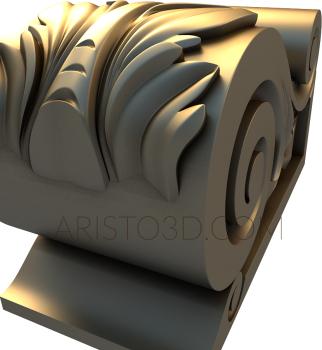 Corbels (KR_0333) 3D model for CNC machine