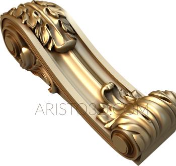 Corbels (KR_0334) 3D model for CNC machine